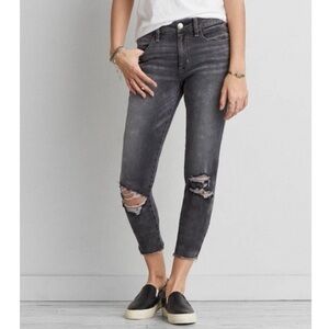 AEO👖Hi-Rise Jegging Crop